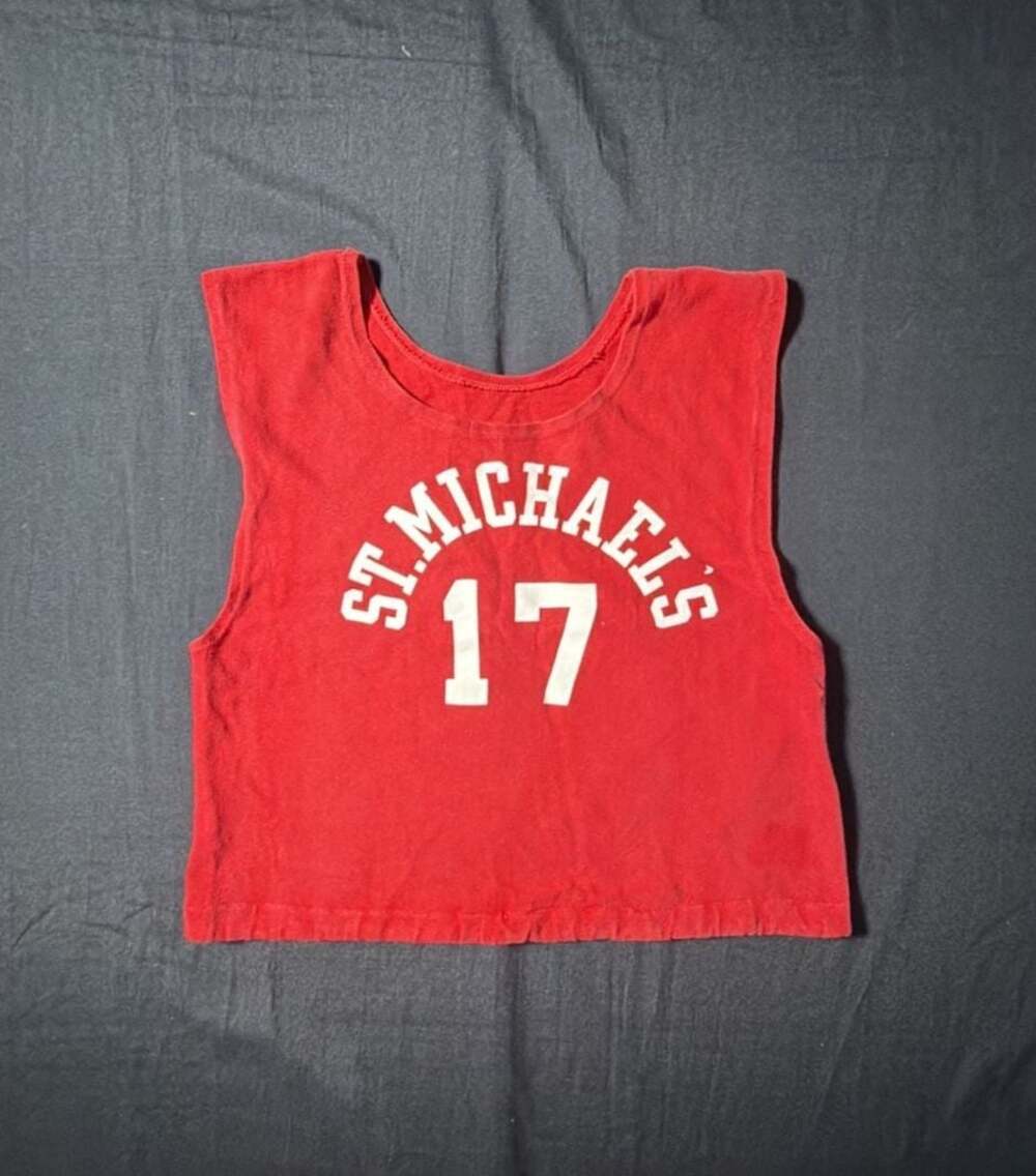 Hype & Vice St. Joseph's University Women's Cropped Basketball Jersey Number 17